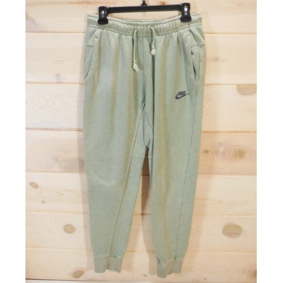 Nike Club Men's S Drawstring Fleece Joggers Sage Green Speckled DQ4665-334 - Picture 1 of 10